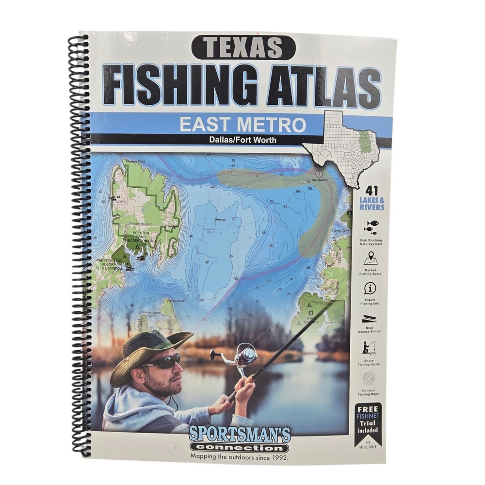 Sportsman's Connection Texas Fishing Atlas East Metro Dallas Fort Worth 2021
